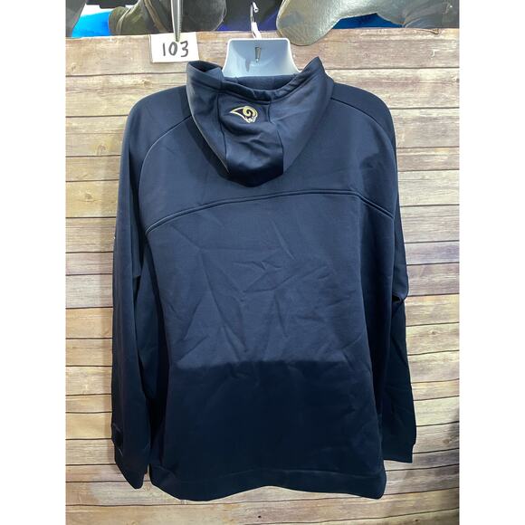 Vintage 90s Y2K NFL St Louis Los Angeles Rams Coat Jacket Puffer Size 2XL - Picture 2 of 13